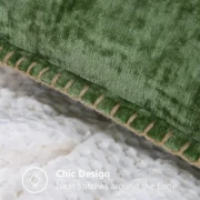 Olanly Chenille Cushion Cover 45x45 Pillow Cover 40x40cm Sofa Decorative - Image 4