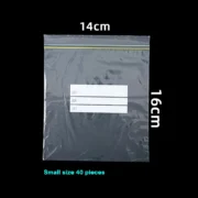 Transparent Food Grade Storage Bag Reusable Large Capacity Food Sealed Bag Leakproof Food Grad Refrigerator Fresh-keeping Bag - Image 5