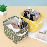 Folding Desktop Storage Box Waterproof Toy Sundries Cute Storage Basket Cosmetic