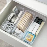 Wall Mounted Drawer Organizers for Underwear and Socks, Space Saving Solution for Dorms - Image 3