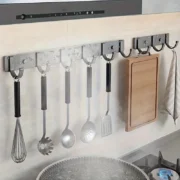 Suitable for bathroom, living room, kitchen, modern wall rod storage hooks - Image 2