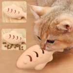 Cat Toy Interactive Silicone Fish Pet Toys For Kitten Teeth Cleaning