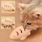 Cat Toy Interactive Silicone Fish Pet Toys For Kitten Teeth Cleaning