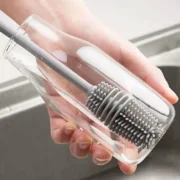 Silicone Milk Bottle Brush Cup Scrubber Glass Cleaner Kitchen Cleaning - Image 2