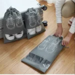 Reusable Non-woven Shoes Storage Organizer Bags Travel Portable Closet Bag