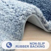 Olanly Luxury Bathroom Rug Soft Foot Mat Absorbent Microfiber Bath Rugs Non-Slip Plush - Image 3