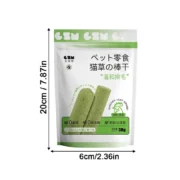 6pcs/set Cat Grass Scented Stick Pet Snacks Hairball Removal - Image 6