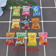 10PCS/Lot 1/6 Scale Dollhouse Miniature Resin Chips Model Mini Snack for Blyth BJD OB11 Doll House Decor Toys Accessories - Image 4