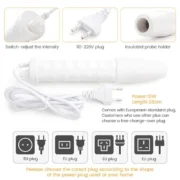4 In 1 Handheld Electric For Face Skin Beauty Tools Portable High Frequency Facial Therapy Wand Acne Treatment Machine Neon Wand - Image 4