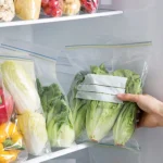 Transparent Food Grade Storage Bag Reusable Large Capacity Food Sealed Bag Leakproof Food Grad Refrigerator Fresh-keeping Bag