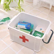 First Aid Kit Medicine Storage Box Portable Emergency Box Household - Image 5