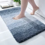 Olanly Luxury Bathroom Rug Soft Foot Mat Absorbent Microfiber Bath Rugs Non-Slip Plush