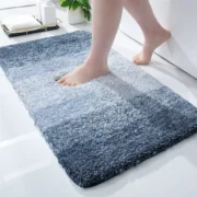 Olanly Luxury Bathroom Rug Soft Foot Mat Absorbent Microfiber Bath Rugs Non-Slip Plush